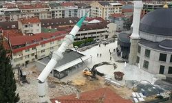 Bursa'da FETÖ'nün Yıkılan Okulunun Yerinde Yükselen Yeni Cami Tamamlandı