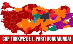 CHP Türkiye Genelinde 1. Parti Konumunda!