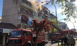 Bursa'da bir apartman dairesinde yangın!