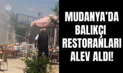 Mudanya'da Balıkçı Restoranları Alev Aldı