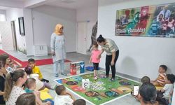 Odunpazarı Belediyesi Ahmet Ara Engelsiz Kreşte çocuklara sıfır atık ve dönüşüm anlatıldı