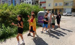 Ordu'da çocukların 'park' eylemi