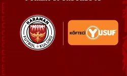 Köfteci Yusuf 2. Lig takımı Karaman FK'ye sponsor oldu