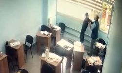 Kurs merkezinde dehşet anları!! Sınıfa girip öğrenciye saldırdı