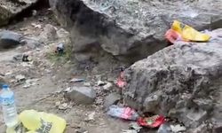 Bursa'nın doğa harikasını çöplüğe çevirdiler