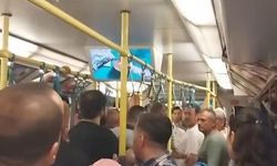 Bursa'da metroda ortalık karıştı...