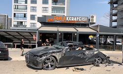 Bursa’da kule vinç devrildi!