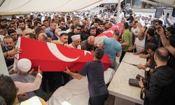Bursa'daki yangın şehitlerine son veda