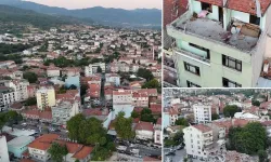 Balıkesir'deki deprem havadan görüntülendi