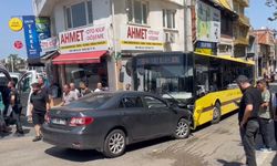 Bursa'da belediye otobüsü kaza yaptı. 1 çocuk 6 yaralı!!