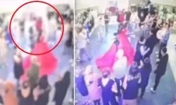 Kına eğlencesinde gelinin üzerine avize düştü