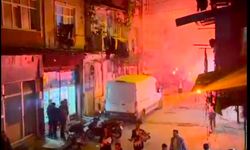 Beyoğlu’nda kız istemede patlatılan havai fişekler evi yaktı