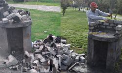 Bursa'da parkı talan ettiler