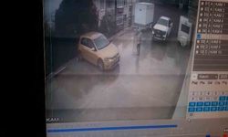 Otoparktan çıkan otomobil, 10 metrelik yükseklikten bahçeye uçtu