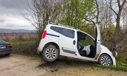 Yoldan çıkan otomobil ağaca çarptı: 2'si çocuk 4 kişi yaralandı