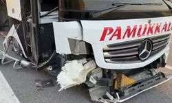Bursa'da lastiği patlayan yolcu otobüsünde can pazarı
