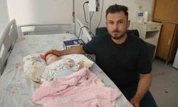Serum çıkarma işlemi esnasında bebeğin parmağı kesildi