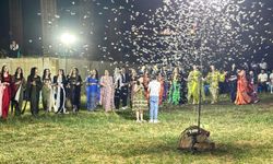 Düğün alanını kelebekler sardı, oyunu ve dansı kelebekler yaptı