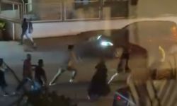 Bursa’da aileler arasında meydan muharebesi kamerada
