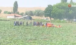 Ankara'da eğitim helikopteri düştü!