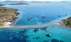 Ayvalık'ta yürüyerek geçilen adada can güvenliği yok