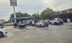 Afyon'da bu yolu kullanan araçlar mora boyandı