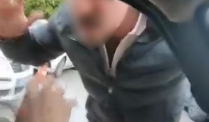 Trafikte ailesinin yanında saldırıya uğradı