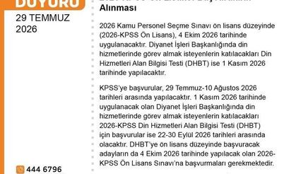 KPSS Ön Lisans başvuruları başladı