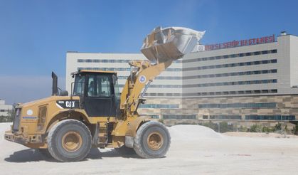 Bursa Şehir Hastanesi'nin iç yolları yenilendi