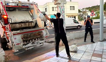 Bodrum'da kapalı kasap deposundan 400 kilo bozuk et çıktı