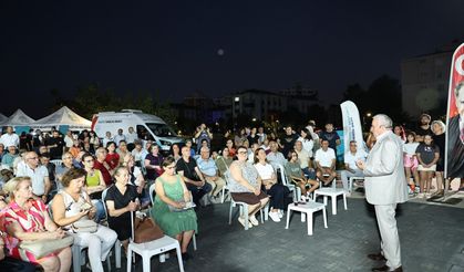 Başkan Şadi Özdemir mahalle ziyaretlerini sürdürüyor