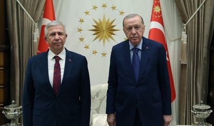 Cumhurbaşkanı Erdoğan ve Mansur Yavaş görüştü