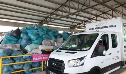 Osmangazi'de yüzlerce ton atık geri dönüşüme kazandırıldı