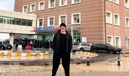 Cem Yılmaz tedavi gördüğü devlet hastanesine geldi