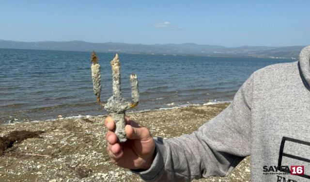İznik Gölü'nde 2 Bin Yıllık Mızrak Ucu Bulundu