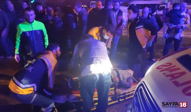 Bursa'da Kamyonetin Çarptığı Anne ve Kız Feci Yaralandı!