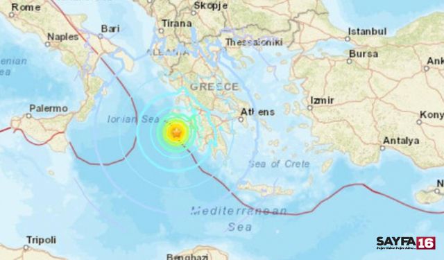 Son Dakika!! Yunanistan'da Korkutan Deprem...