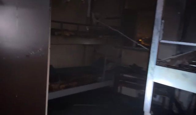 Hakkari'de Öğrenci Yurdunda Yangın!