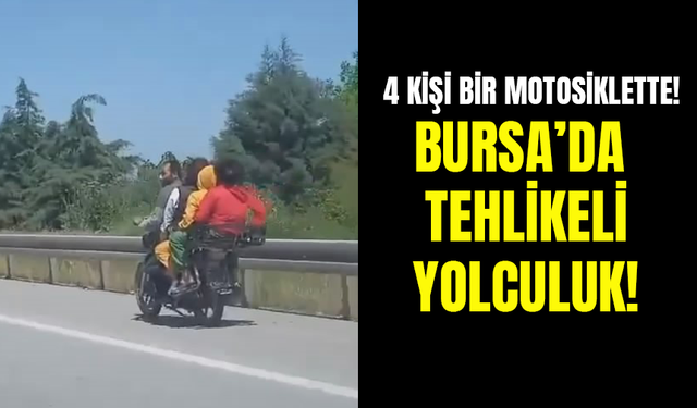 Bursa'da Tehlikeli Yolculuk