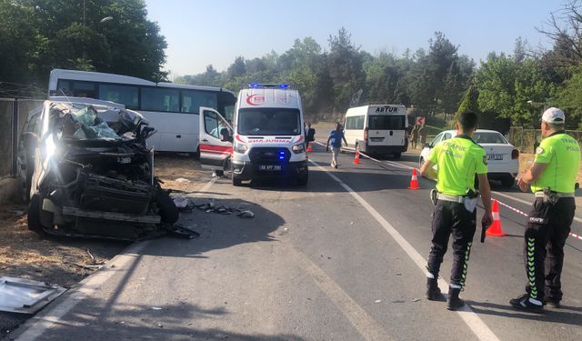 Tekirdağ'da Feci Kaza! Can Kayıpları Var!