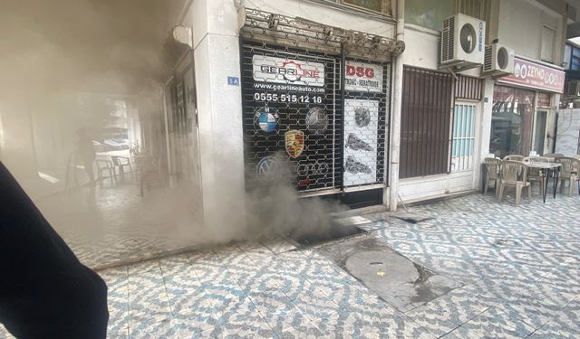 Madde bağımlısı genç, apartmanın deposunu yaktı