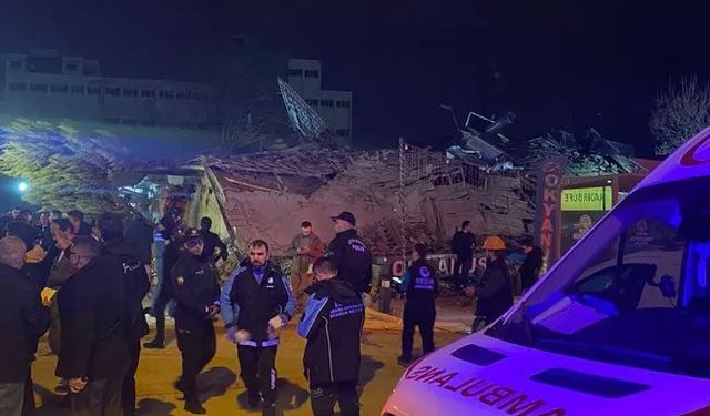 Son dakika! Konya'da 4 katlı bina çöktü