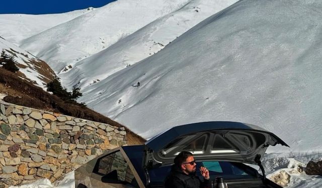Trabzon'da Cybertruck görenler hayrete düştü