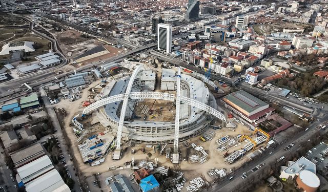 Dünyanın en ağır çatısı Ankara'da yükseliyor