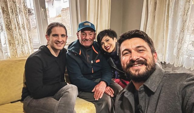 Sanatçı Aydilge, Yaren Leylek ve Adem amcayı ziyaret etti