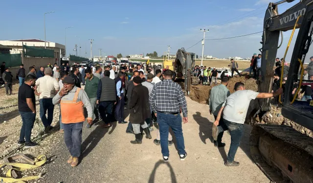 Şanlıurfa'da 4 işçi göçük altına kaldı