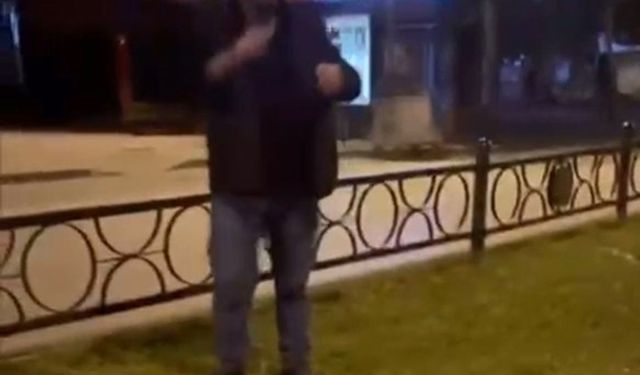 Bursa'da Türk bayrağını yakmaya çalışan şahıs yakalandı
