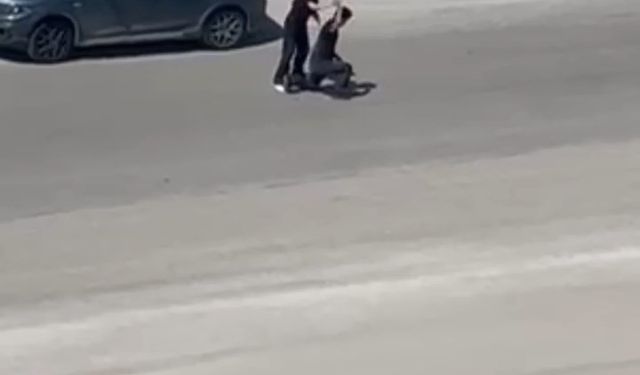 Şiddet uygulayan eşini savunan kadına tepki