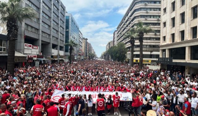 İzmir'de 7 günlük grev sona erdi!! Yüzde 30 zamda anlaşıldı