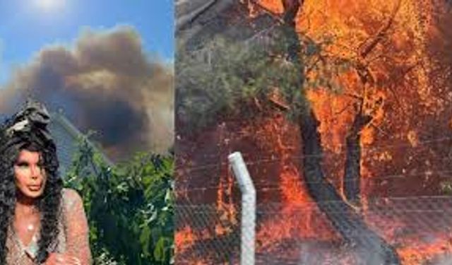 Antalya'da orman yangını! Alevler Bülent Ersoy'un villasına da sıçradı
